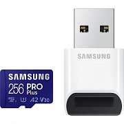MicroSDHC 256GB PRO Plus+USB adp SAMSUNG