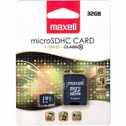 MicroSDHC 32GB CL10 + adpt 854718 MAXELL