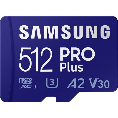 MicroSDHC 512GB PRO Plus+USB adp SAMSUNG