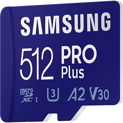 MicroSDHC 512GB PRO Plus+USB adp SAMSUNG