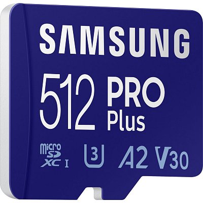 MicroSDHC 512GB PRO Plus+USB adp SAMSUNG