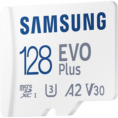 MicroSDXC 128GB EVO Plus+SD adap SAMSUNG