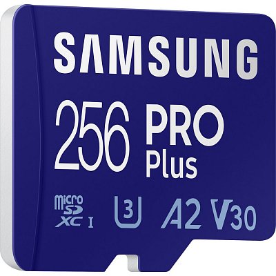 MicroSDXC 256GB PRO Plus+ SD adp SAMSUNG