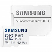 MicroSDXC 512GB EVO Plus+SD adap SAMSUNG