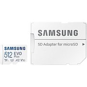 MicroSDXC 512GB EVO Plus+SD adap SAMSUNG