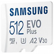 MicroSDXC 512GB EVO Plus+SD adap SAMSUNG