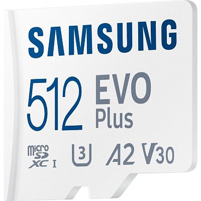 MicroSDXC 512GB EVO Plus +SD adp SAMSUNG