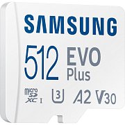 MicroSDXC 512GB EVO Plus +SD adp SAMSUNG