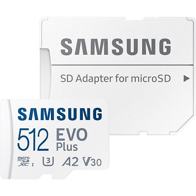 MicroSDXC 512GB EVO Plus +SD adp SAMSUNG