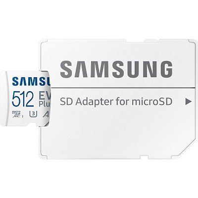 MicroSDXC 512GB EVO Plus +SD adp SAMSUNG