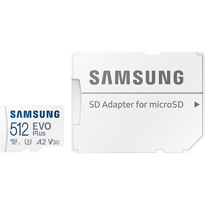 MicroSDXC 512GB EVO Plus +SD adp SAMSUNG
