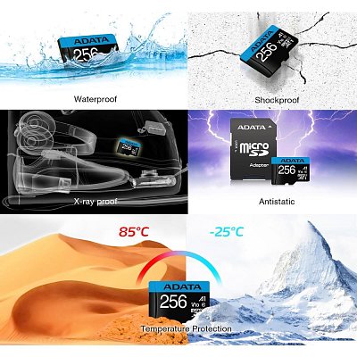 MicroSDXC karta 256GB Premier ADATA