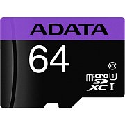 MicroSDXC karta 64GB Premier 80MB ADATA