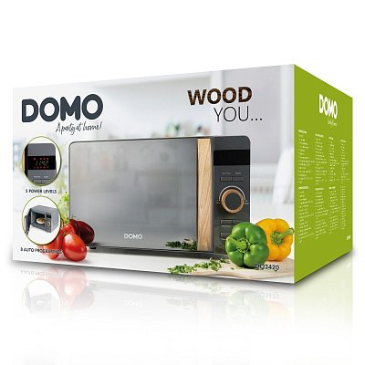 Mikrovlnná trouba - digitální - WOOD YOU - DOMO DO3420