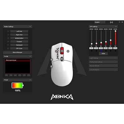 MONKA G995W wireless mouse optics MARVO