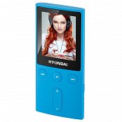 MP3 přehrávač Hyundai MPC 501 FM, 4GB, 1,8" displej, FM tuner, SD slot, modrá barva