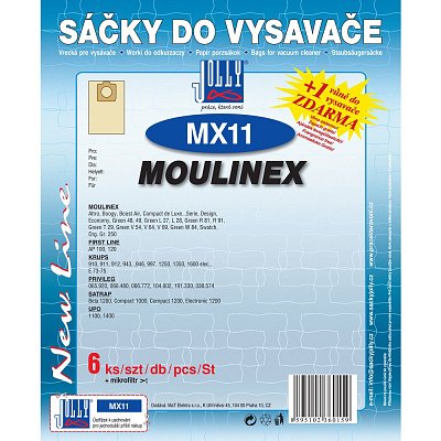 MX 11 SÁČEK DO VYSAVAČE JOLLY