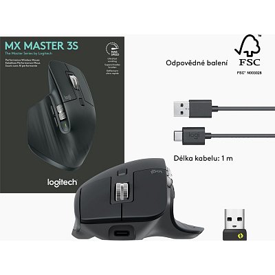 MX Master 3S Universal Graphite LOGITECH