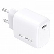 Nabíječka do sítě GoGEN ACHPD 120, 1x USB-C (20W) bílá