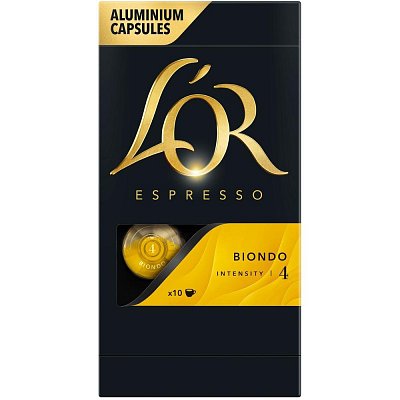 NESPRESSO BIONDO 10 KAPSLE L´OR