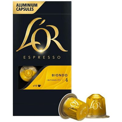 NESPRESSO BIONDO 10 KAPSLE L´OR
