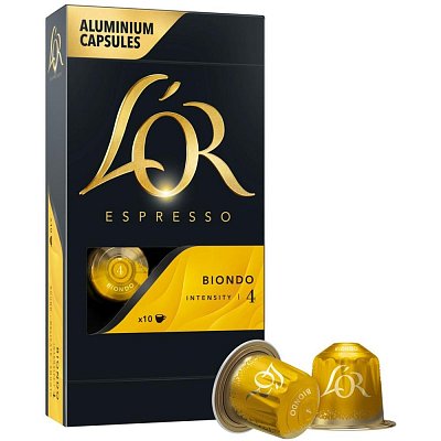 NESPRESSO BIONDO 10 KAPSLE L´OR