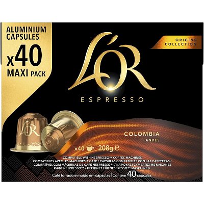 NESPRESSO COLUMBIA KAPSLE 40 KS LOR