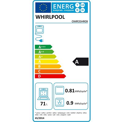 OMR35HR0X TROUBA VESTAVNÁ WHIRLPOOL