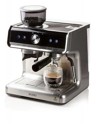 Pákový kávovar s mlýnkem na kávu - DOMO DO720K