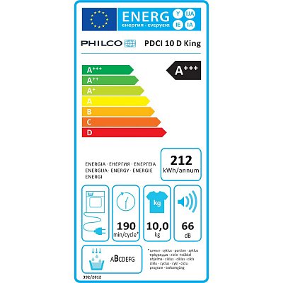 PDCI 10 D King SUŠIČKA PRÁDLA PHILCO