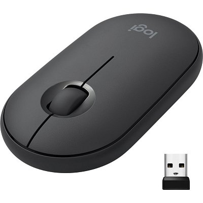 Pebble M350 WRL Mouse grafitová LOGITECH
