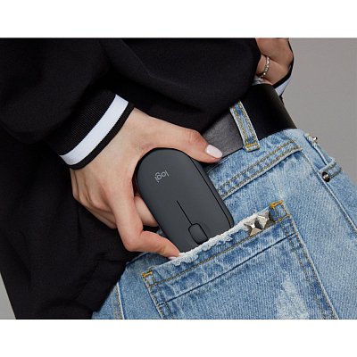 Pebble M350 WRL Mouse grafitová LOGITECH