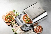 Pizza pec Genius - nerezová, pečící kamen - DOMO DO9289PZ