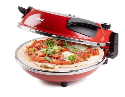 Pizza pec na čerstvou pizzu - červená - DOMO DO9284PZ