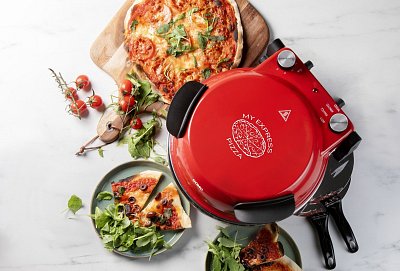 Pizza pec na čerstvou pizzu - červená - DOMO DO9284PZ