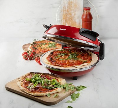 Pizza pec na čerstvou pizzu - červená - DOMO DO9284PZ