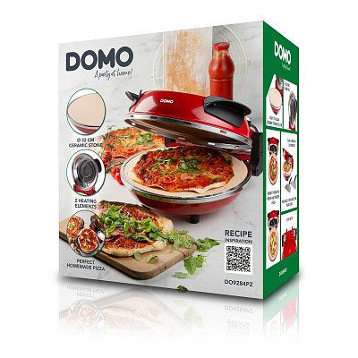 Pizza pec na čerstvou pizzu - červená - DOMO DO9284PZ