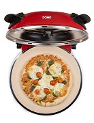 Pizza pec na čerstvou pizzu - červená - DOMO DO9284PZ
