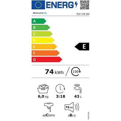 PLD 126 EBI VESTAVNÁ PRAČKA PHILCO