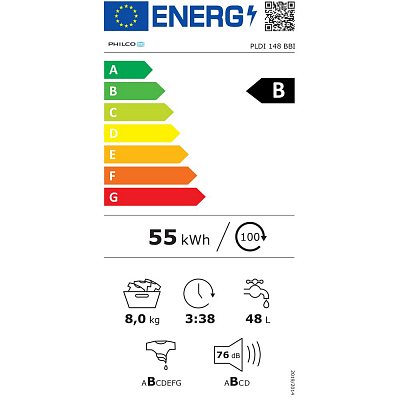 PLDI 148 BBI VESTAVNÁ PRAČKA PHILCO