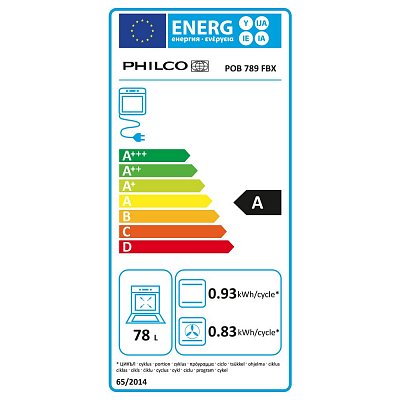 POB 789 FBX vestavná trouba PHILCO