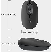 POP Mouse with emoji graphite LOGITECH