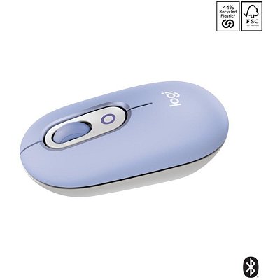 POP Mouse with emoji lilac LOGITECH