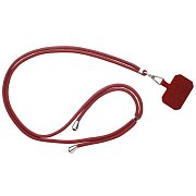 Popruh na krk GoGEN NPL160 pro telefony, univerzální - vínový