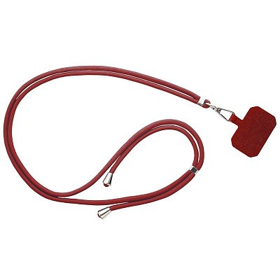 Popruh na krk GoGEN NPL160 pro telefony, univerzální - vínový
