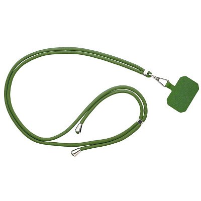 Popruh na krk GoGEN NPL160 pro telefony, univerzální - zelený