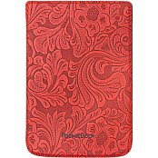 Pouzdro Shell Red Flowers POCKETBOOK