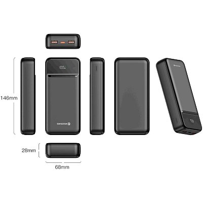 POWER LINE Powerbanka 20000mAh SWISSTEN