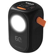 Powerbank GoGEN 60000mAh, PB600001B, PD65W - černá/oranžová