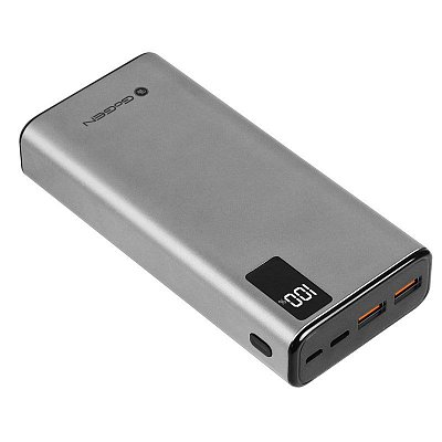 Powerbank GoGEN PB200008 20000 mAh - stříbrná